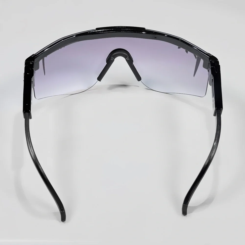 PIT VIPER The Exec Double Wide Sunglasses - NIB Black‎ / Grey Fade - #48819-SUN3